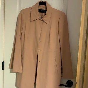 Zara light pink coat. Size Large.